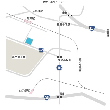 北関東支社地図
